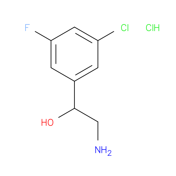 2-amino-1-(3-chloro-5-fluorophenyl)ethan-1-ol hydrochloride