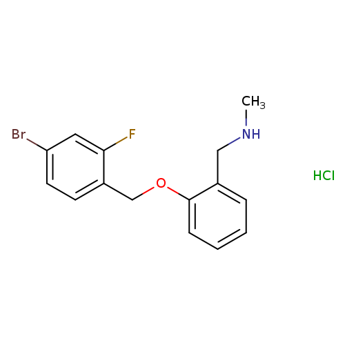 ({2-[(4-bromo-2-fluorophenyl)methoxy]phenyl}methyl)(methyl)amine hydrochloride