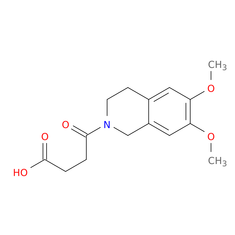 4-(6,7-dimethoxy-1,2,3,4-tetrahydroisoquinolin-2-yl)-4-oxobutanoic acid