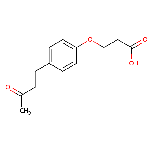 3-[4-(3-Oxobutyl)phenoxy]propanoic acid
