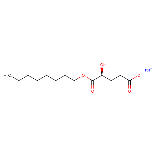 (2S)-2-Hydroxyglutaric Acid Octyl Ester Sodium Salt