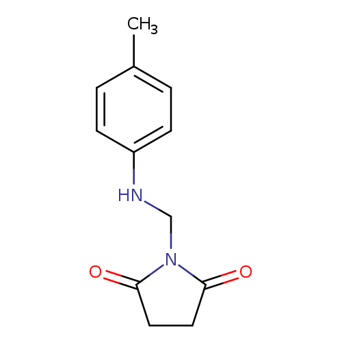1-{[(4-methylphenyl)amino]methyl}pyrrolidine-2,5-dione