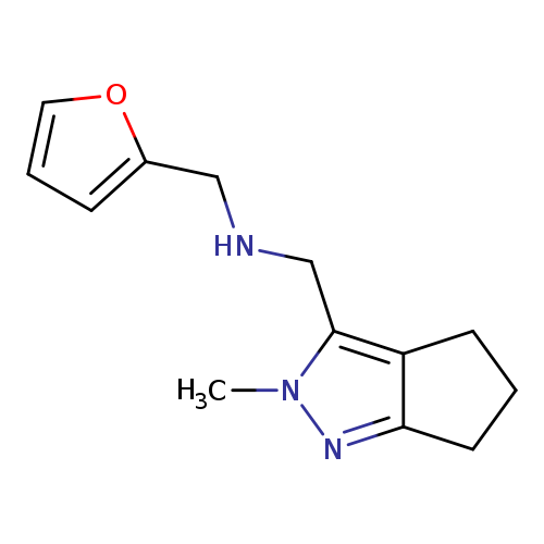 1-(Furan-2-yl)-N-((2-methyl-2,4,5,6-tetrahydrocyclopenta[c]pyrazol-3-yl)methyl)methanamine