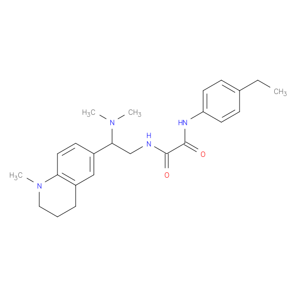 N-[2-(dimethylamino)-2-(1-methyl-1,2,3,4-tetrahydroquinolin-6-yl)ethyl]-N'-(4-ethylphenyl)ethanediamide
