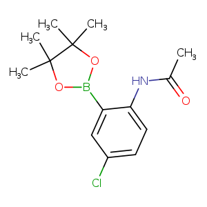 2-Acetamido-5-chlorophenylboronic acid, pinacol ester