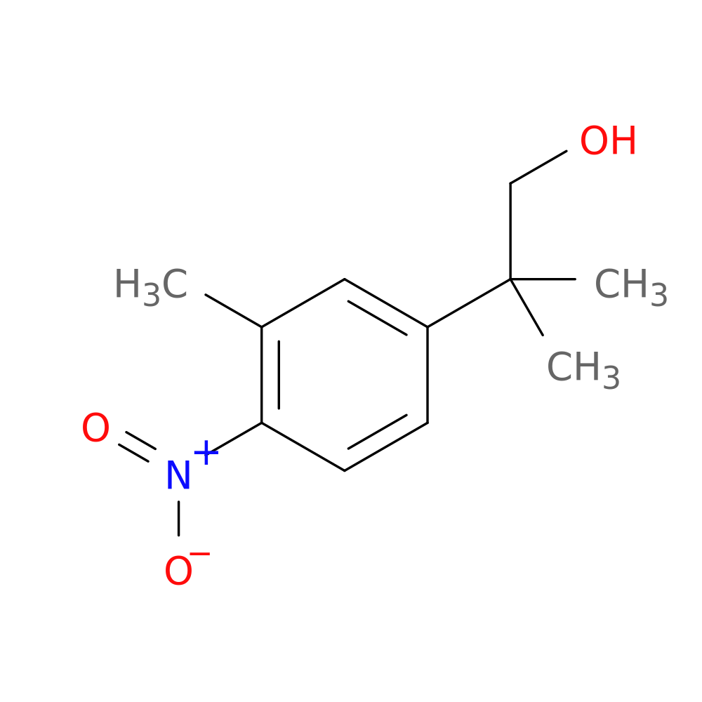 2-methyl-2-(3-methyl-4-nitrophenyl)propan-1-ol