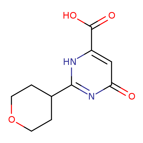 2-(oxan-4-yl)-6-oxo-1,6-dihydropyrimidine-4-carboxylic acid