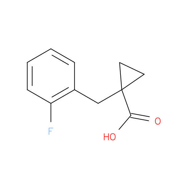 1-(2-Fluorobenzyl)cyclopropanecarboxylic acid