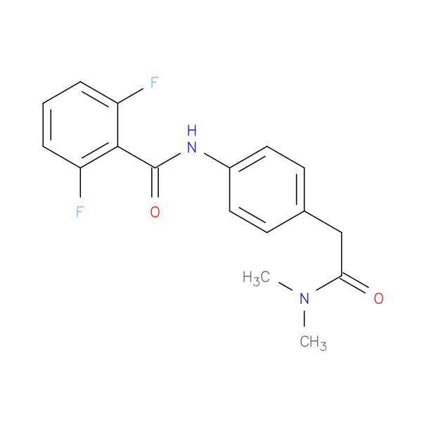 N-{4-[(dimethylcarbamoyl)methyl]phenyl}-2,6-difluorobenzamide