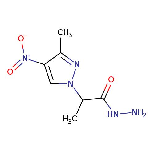 2-(3-METHYL-4-NITRO-PYRAZOL-1-YL)-PROPIONIC ACID HYDRAZIDE