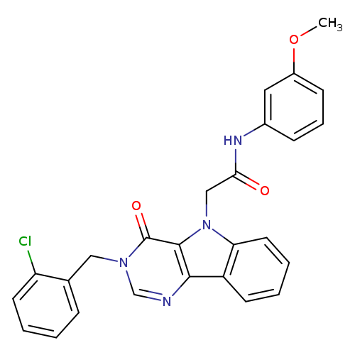 2-{3-[(2-chlorophenyl)methyl]-4-oxo-3H,4H,5H-pyrimido[5,4-b]indol-5-yl}-N-(3-methoxyphenyl)acetamide