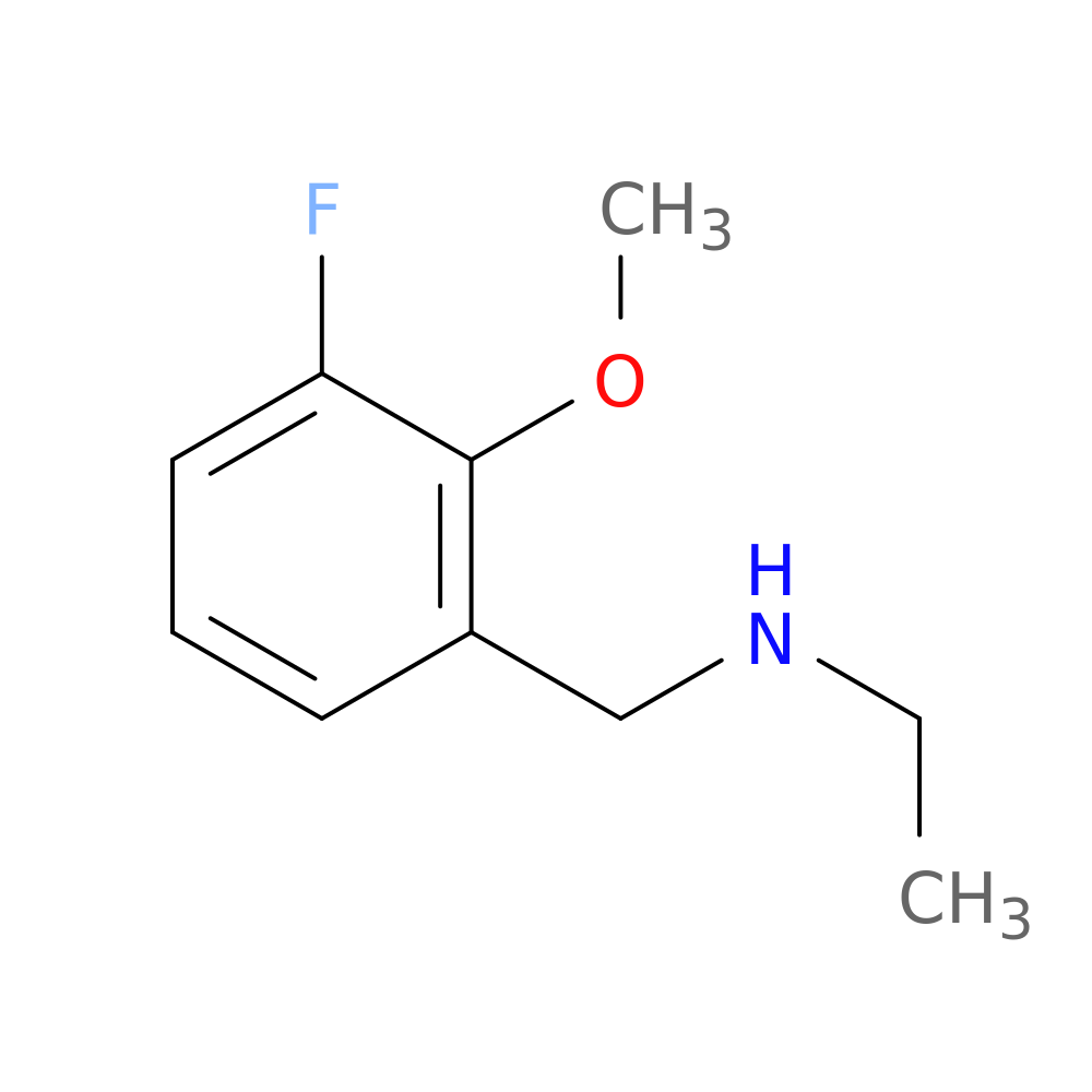 Ethyl[(3-fluoro-2-methoxyphenyl)methyl]amine