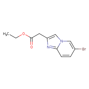 IMidazo[1,2-a]pyridine-2-acetic acid, 6-broMo-, ethyl ester