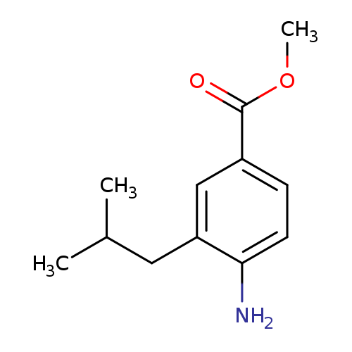 methyl 4-amino-3-(2-methylpropyl)benzoate