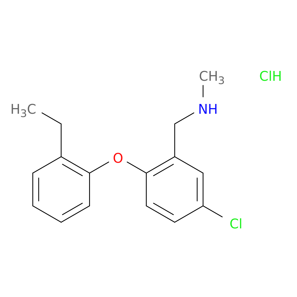 {[5-chloro-2-(2-ethylphenoxy)phenyl]methyl}(methyl)amine hydrochloride