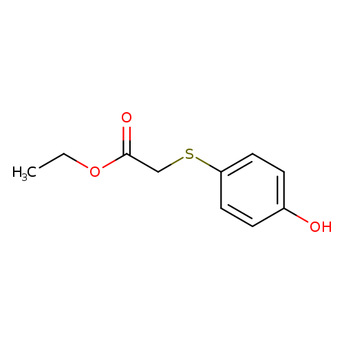 ethyl 2-[(4-hydroxyphenyl)sulfanyl]acetate