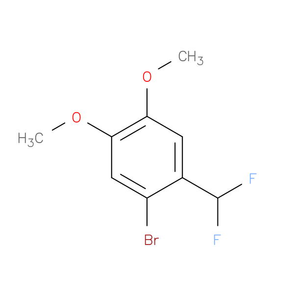 1-bromo-2-(difluoromethyl)-4,5-dimethoxybenzene