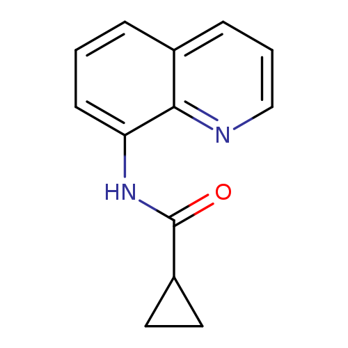 N-(8-quinolinyl)cyclopropanecarboxamide
