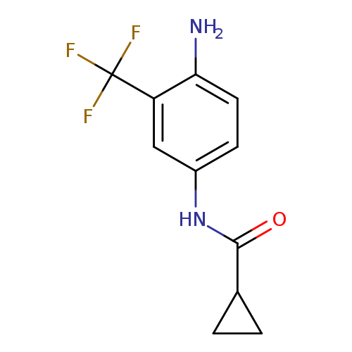 N-[4-amino-3-(trifluoromethyl)phenyl]cyclopropanecarboxamide