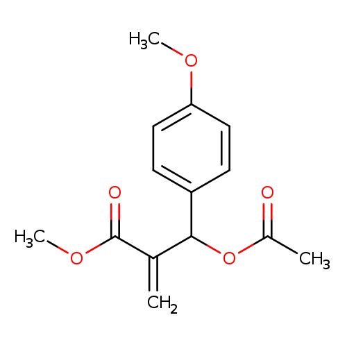 Methyl 2-(acetoxy(4-methoxyphenyl)methyl)acrylate