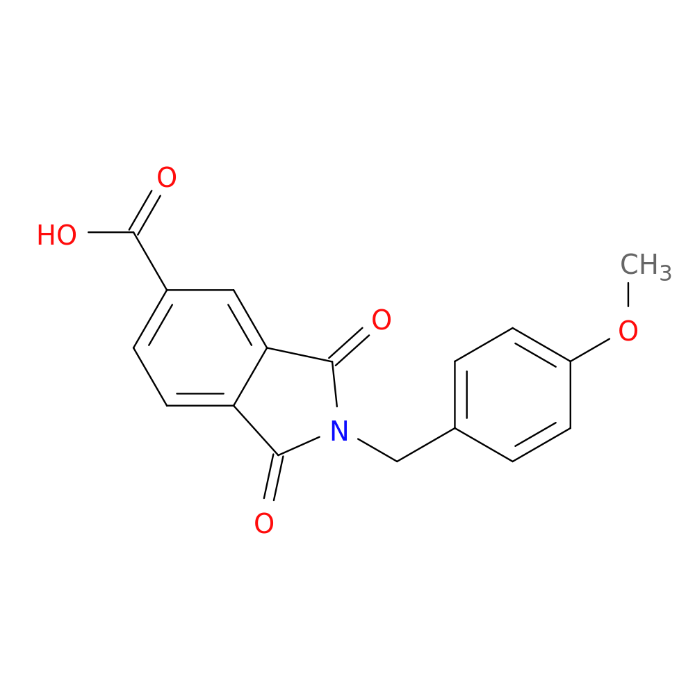 2-(4-Methoxybenzyl)-1,3-dioxoisoindoline-5-carboxylic acid