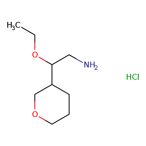 2-ethoxy-2-(oxan-3-yl)ethan-1-aminehydrochloride