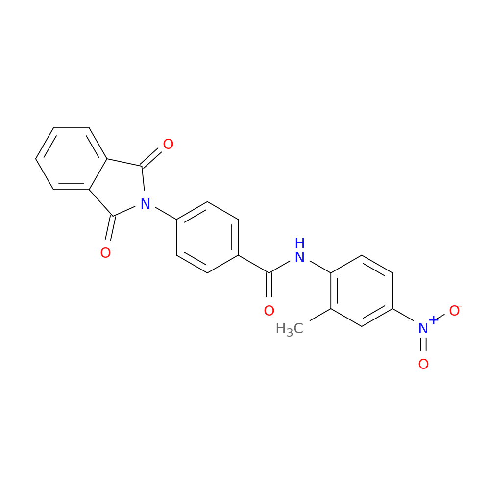 4-(1,3-dioxo-2,3-dihydro-1H-isoindol-2-yl)-N-(2-methyl-4-nitrophenyl)benzamide