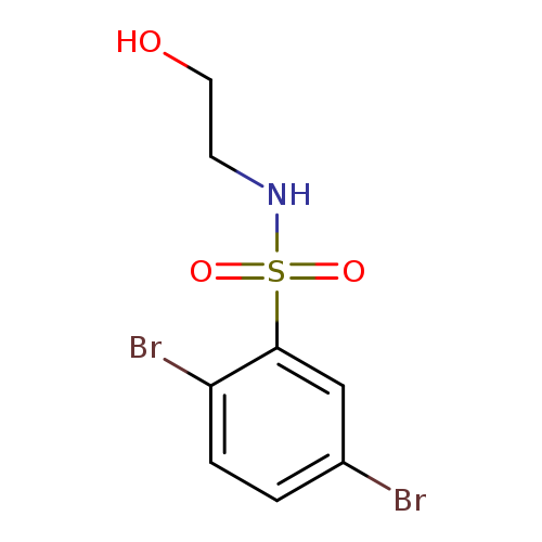 2,5-Dibromo-N-(2-hydroxy-ethyl)-benzenesulfonamide