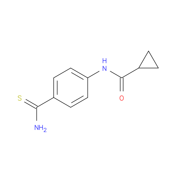 N-[4-(Aminocarbonothioyl)phenyl]cyclopropanecarboxamide