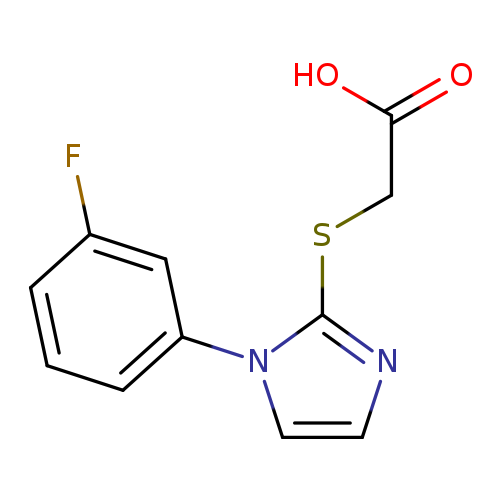 ([1-(3-Fluorophenyl)-1h-imidazol-2-yl]thio)acetic acid