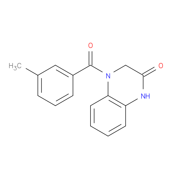 4-(3-methylbenzoyl)-1,2,3,4-tetrahydroquinoxalin-2-one