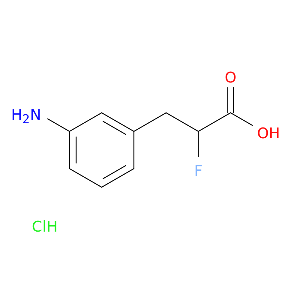 3-(3-aminophenyl)-2-fluoropropanoic acid hydrochloride