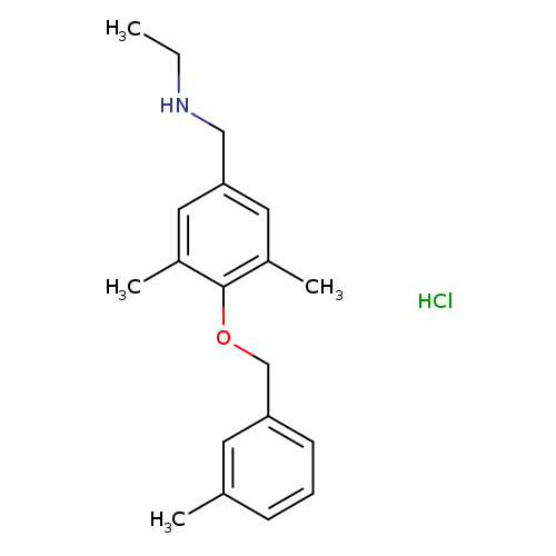 ({3,5-dimethyl-4-[(3-methylphenyl)methoxy]phenyl}methyl)(ethyl)amine hydrochloride