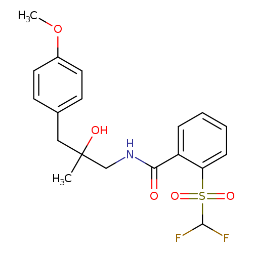 2-difluoromethanesulfonyl-N-[2-hydroxy-3-(4-methoxyphenyl)-2-methylpropyl]benzamide