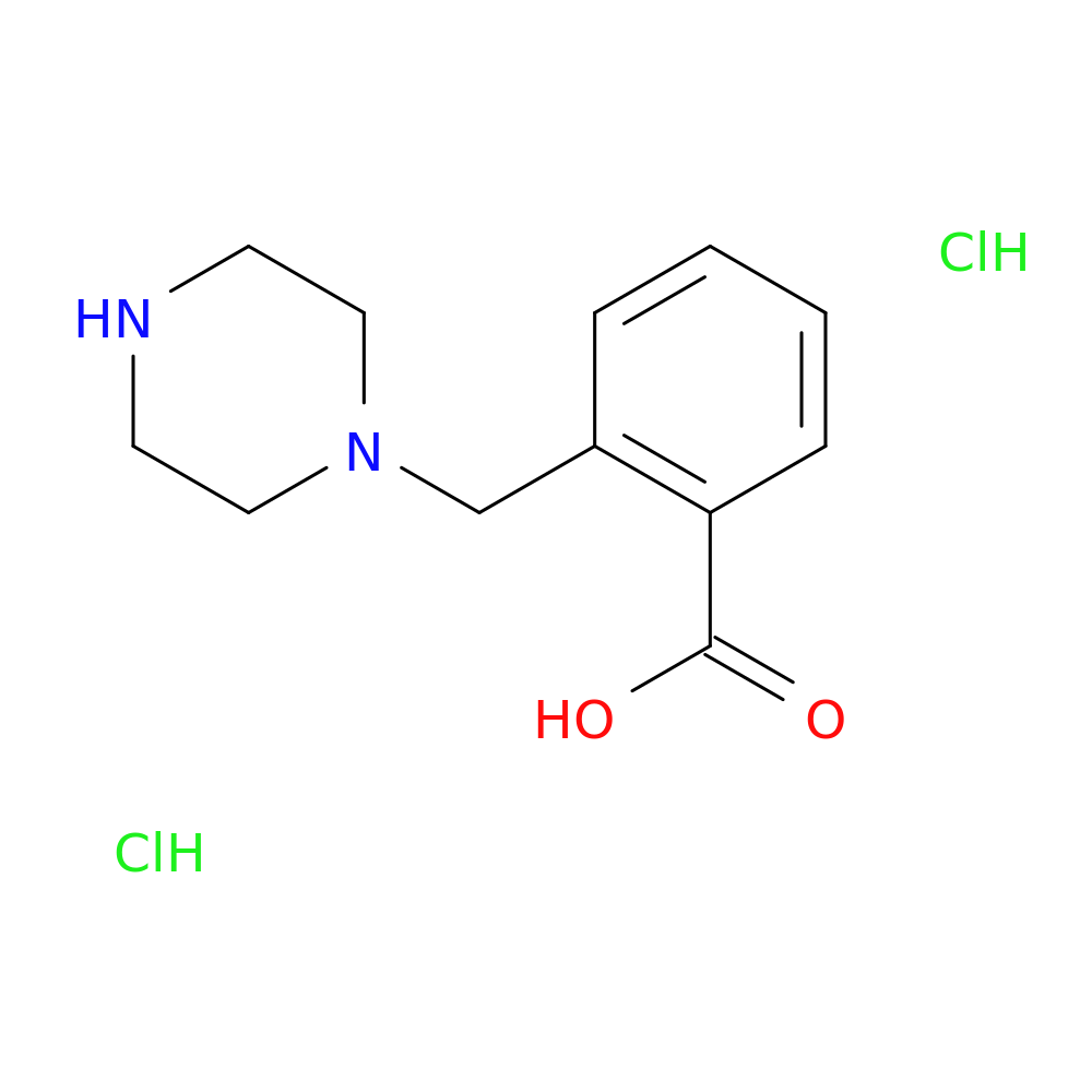 2-[(piperazin-1-yl)methyl]benzoic acid dihydrochloride