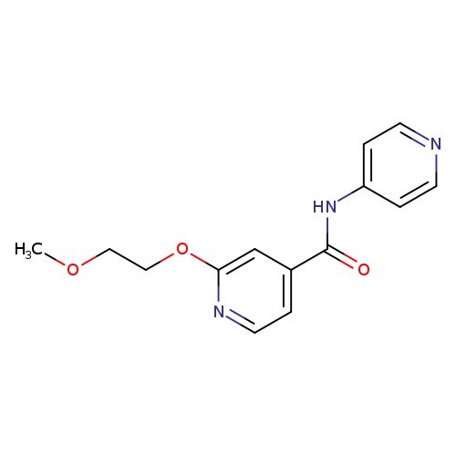 2-(2-methoxyethoxy)-N-(pyridin-4-yl)pyridine-4-carboxamide