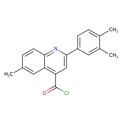 2-(3,4-Dimethylphenyl)-6-methylquinoline-4-carbonyl chloride