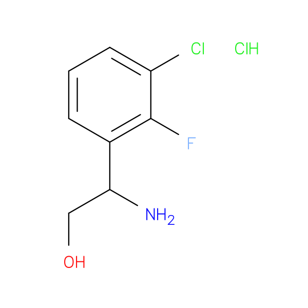 2-Amino-2-(3-chloro-2-fluorophenyl)ethan-1-ol hcl