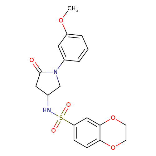 N-[1-(3-methoxyphenyl)-5-oxopyrrolidin-3-yl]-2,3-dihydro-1,4-benzodioxine-6-sulfonamide