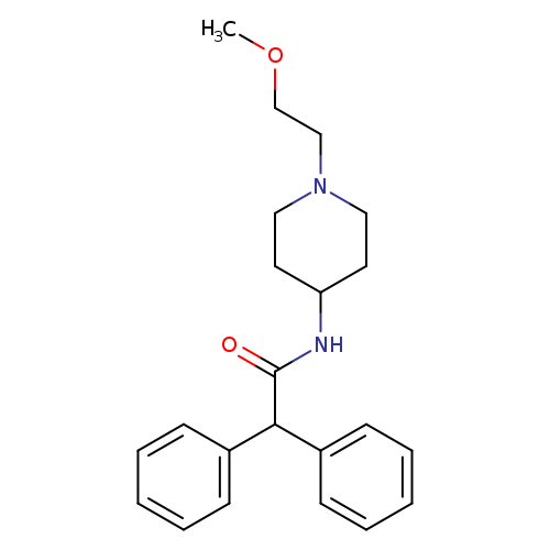 N-[1-(2-methoxyethyl)piperidin-4-yl]-2,2-diphenylacetamide