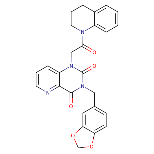 3-[(2H-1,3-benzodioxol-5-yl)methyl]-1-[2-oxo-2-(1,2,3,4-tetrahydroquinolin-1-yl)ethyl]-1H,2H,3H,4H-pyrido[3,2-d]pyrimidine-2,4-dione