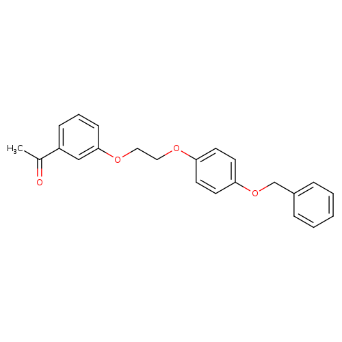 1-(3-{2-[4-(benzyloxy)phenoxy]ethoxy}phenyl)ethan-1-one