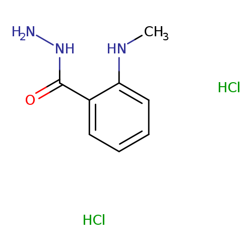 2-(methylamino)benzohydrazide dihydrochloride
