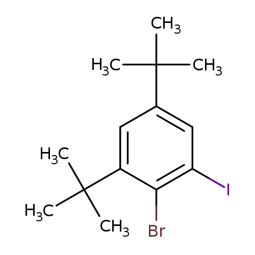 Benzene, 2-​bromo-​1,​5-​bis(1,​1-​dimethylethyl)​-​3-​iodo-