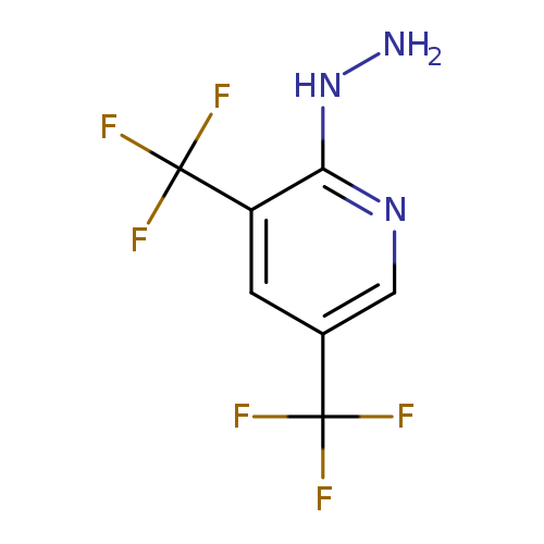2-hydrazinyl-3,5-bis(trifluoromethyl)pyridine