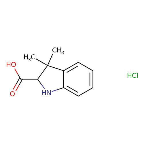 3,3-dimethyl-2,3-dihydro-1h-indole-2-carboxylic acid hydrochloride