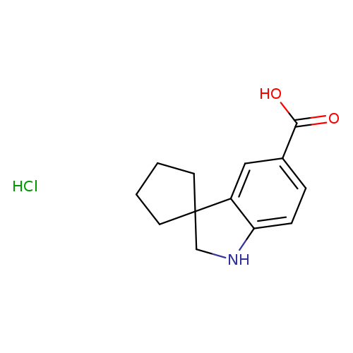 spiro[cyclopentane-1,3'-indoline]-5'-carboxylic acid hydrochloride
