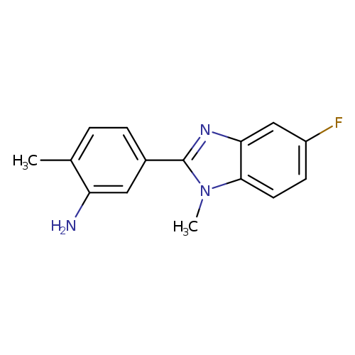 5-(5-fluoro-1-methyl-1H-1,3-benzodiazol-2-yl)-2-methylaniline