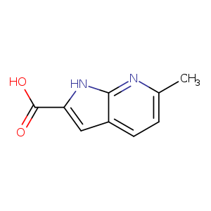 1H-Pyrrolo[2,3-b]pyridine-2-carboxylic acid, 6-methyl-
