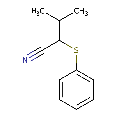 Butanenitrile, 3-methyl-2-(phenylthio)-